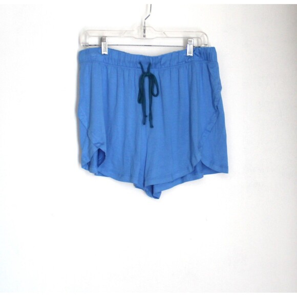 Joyspun Pajama Sleep Shorts Blue Womans Size 12-14 - Picture 1 of 3
